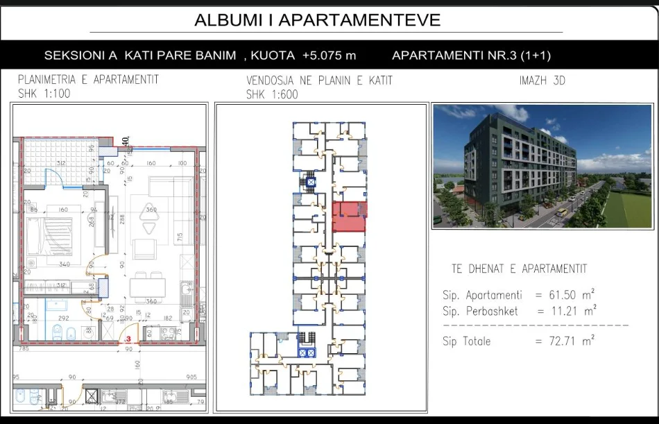 Tirane, shitet apartament , 