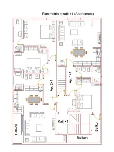 Tirane, shitet Vile 3 Katshe , 620 m² 400.000 € (Kamez)
