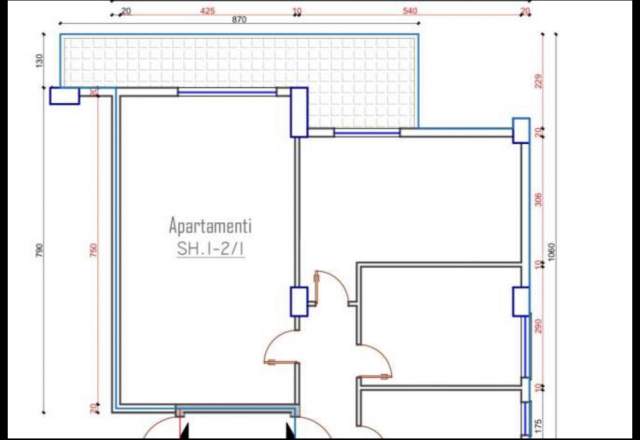 Tirane, shitet apartament 2+1+A+BLK Kati 3, 104 m² 125.000 Euro (Rruga Aleksandër Moisiu)