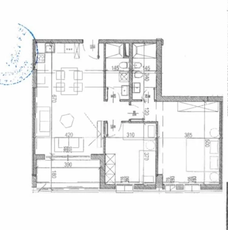 Tirane, shitet apartament 2+1 Kati 5, 110 m² 194.000 € (Rruga Javer Malo)