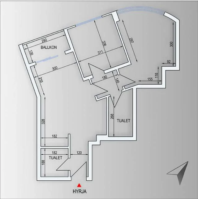 Tirane, jepet me qera zyre Kati 2, 85 m² 850 € 