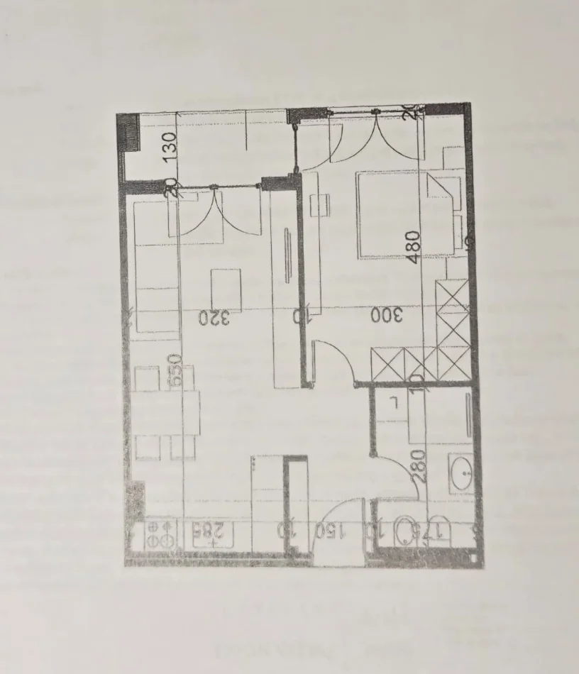 Tirane, shitet apartament 1+1 Kati 4, 64 m² 121.900 € (ish parku autobusave)