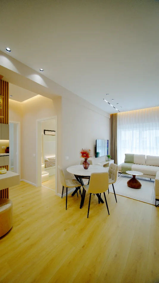 🏡 SHITET: 2+1 më Luxury në Residencën Kadiu - Ali Demi📍 100% I Ri | 70 m², Kati 4 (P.2026) Investim mbi 38.000€ ✨️ Çmimi: 168,000€