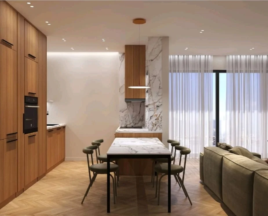 Tirane, jepet me qera apartament 2+1 Kati 8, 105 m² 850 € (rruga e Kavajes tek Globe.)