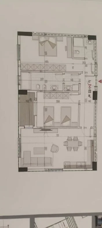 Tirane, shitet apartament 2+1 Kati 4, 105 m² 95.000 € (Pranë Bashkisë Kamëz, Tiranë.)