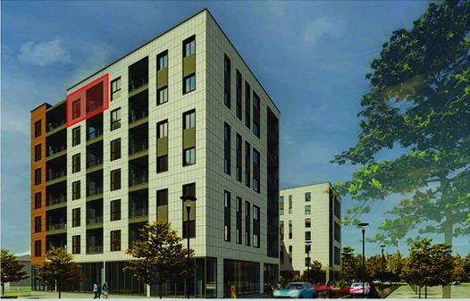 Tirane, shitet apartament 1+1 Kati 6, 54.000 € 