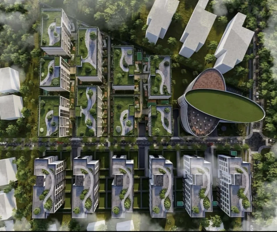 Golem, shes apartament 1+1+Ballkon Kati 1, 79 m² 95.000 € (Liburna Residence, Golem)