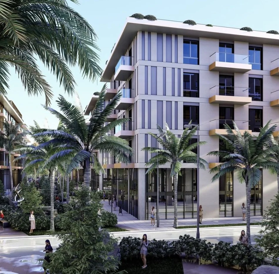 Qerret, shes apartament 1+1+Ballkon , (Palm Paradise, Qerret)