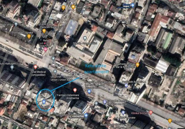 Tirane, Shes apartament 2+1+2 BLK Kati 10, 100 m² (Rruga Dritan Hoxha,Laprake)