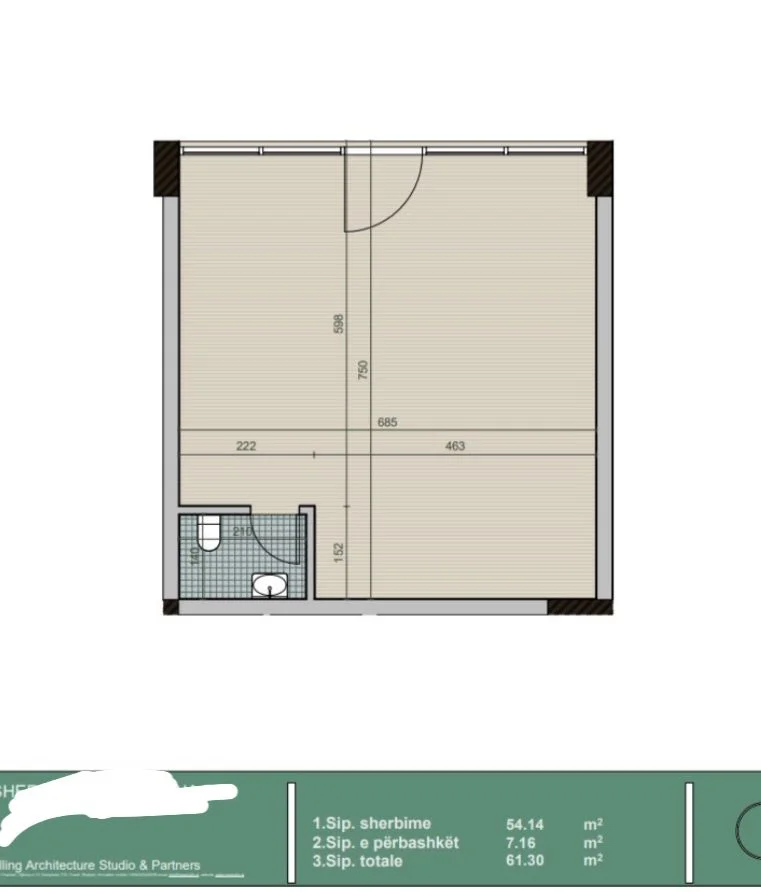 Tirane, shitet magazine Kati 0, 62 m² 160.000 € (qtu , kompleksi univers city)