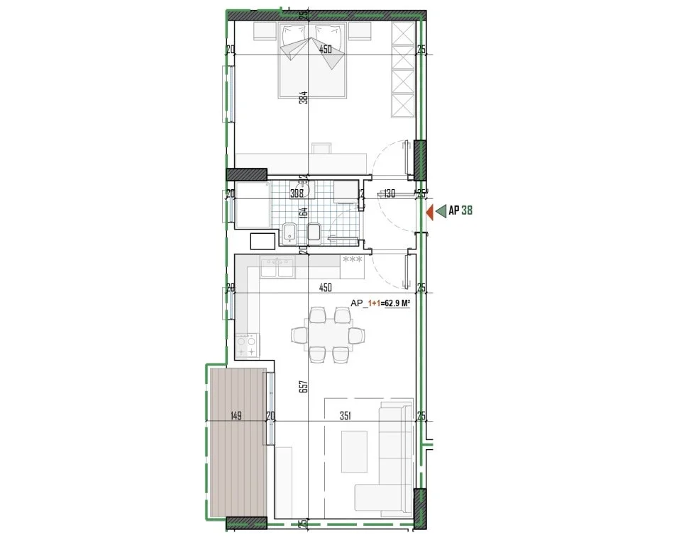 Tirane, shitet apartament 1+1 , (Paskuqan)