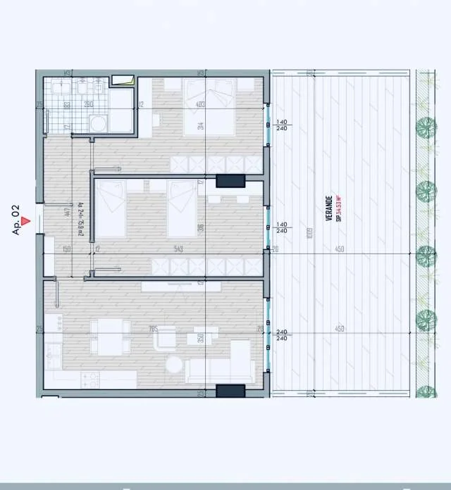 Tirane, shitet apartament 2+1 Kati 3, 141 m² 86.000 Euro