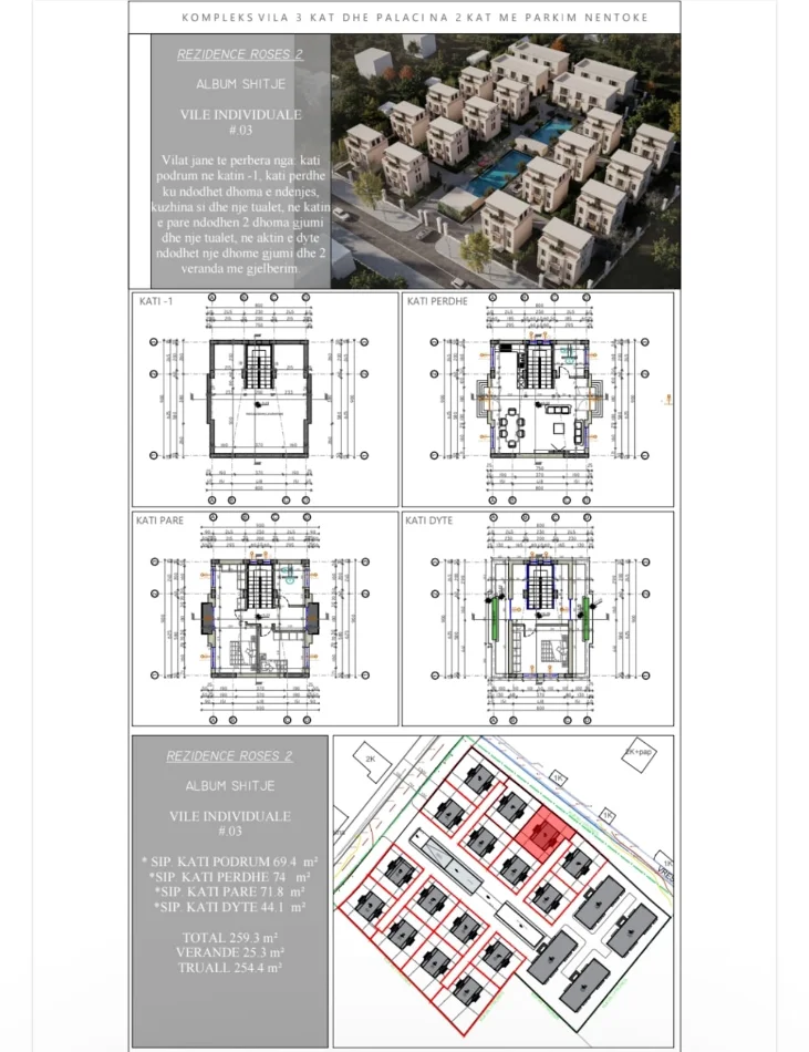 Tirane, shitet apartament 3+1+Ballkon , 259 m² 466.000 € 