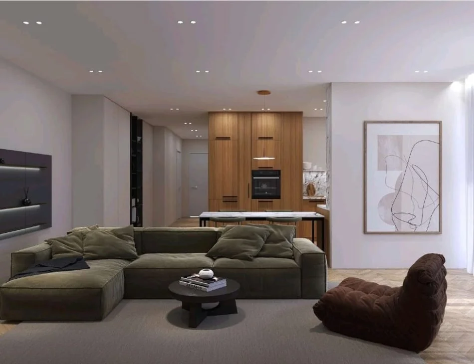 Tirane, jepet me qera apartament 2+1 Kati 8, 105 m² 850 € (rruga e Kavajes tek Globe.)