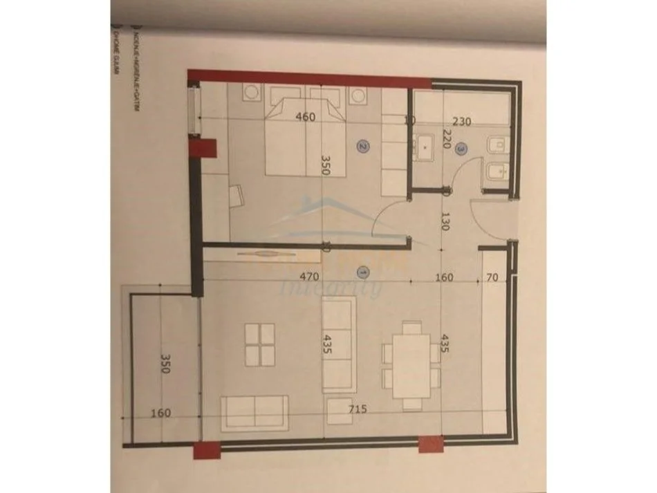 Tirane, shitet apartament 1+1 Kati 2, 67 m² 120.000 € 