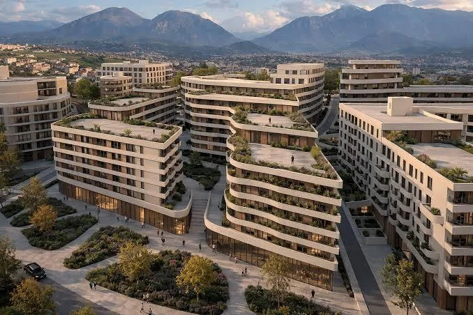 Shitet: 2+1+2🚾 & 1 Ballkon Perfekt ✨️ Paskuqan - Aluna Residence 📍 109 m²,Kati 2, Ndërtim i ri 2026 Çmimi 122.000€ 💶 Planimetri Ultra ✅️