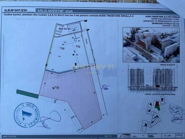 Tirane, jepet me qera Kati 0, 192 m² 3.080 Euro (Rruga e Dibres, prane Unazes)