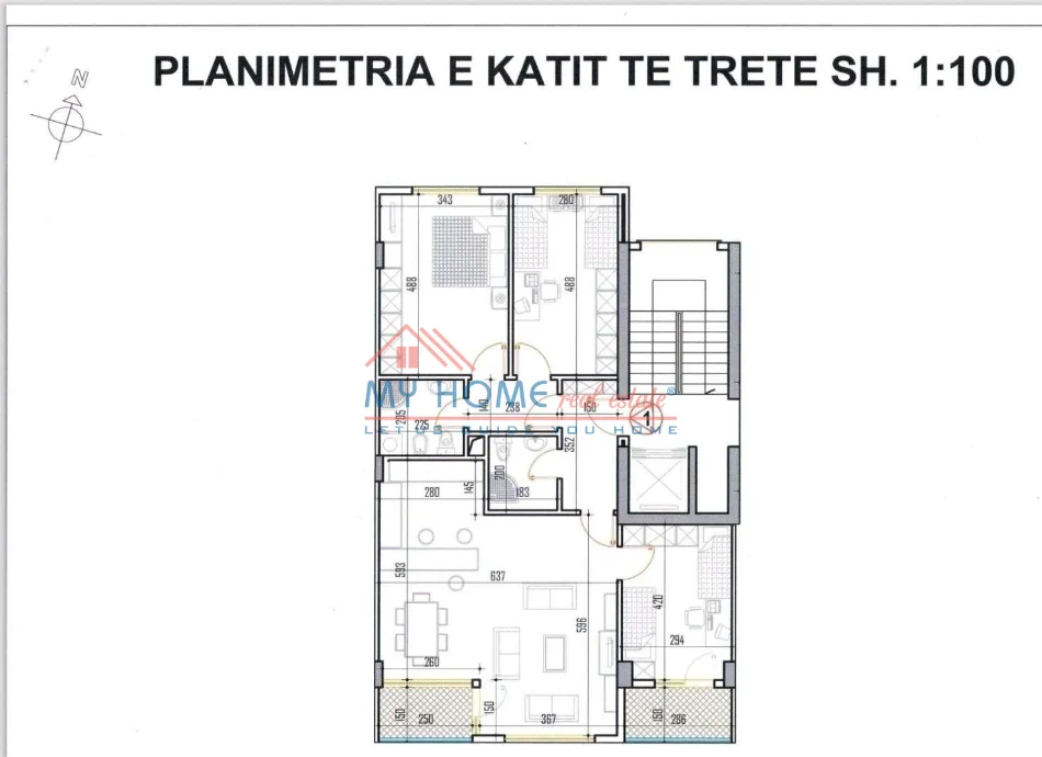 Tirane, jepet me qera zyre Kati 3, 140 m² 105.000 € (Rruga Karl Gega)