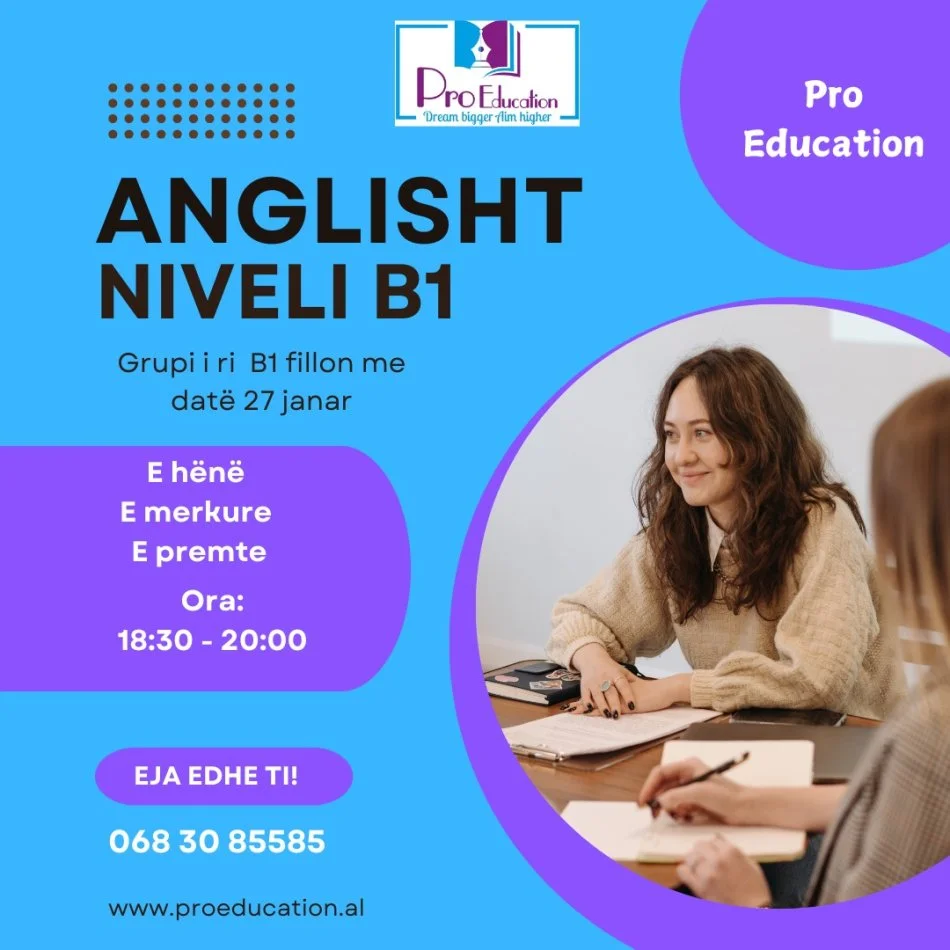 Tirane, kurse gjuhe anglisht | italisht | gjermanisht | fren... Qender kusresh &amp; After School - Pro Education (Anglisht, Gjermanisht, Italisht, Frengjisht)