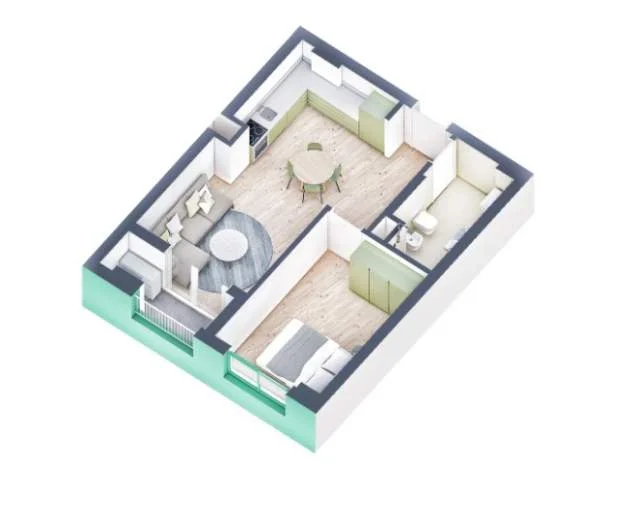 Tirane, shes apartament 1+1+BLK Kati 1, 65 m² 78.000 Euro (Rruga Pasho Hysa)