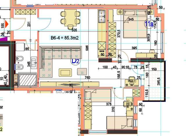 Tirane, shes apartament 2+1+A+BLK Kati 3, 1.800 Euro/m2 (kafe flora) OKAZION
