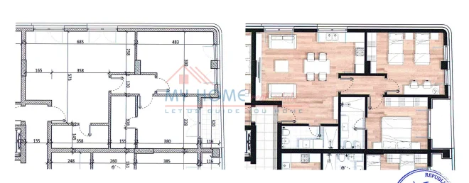 Tirane, shitet apartament 2+1+Ballkon, Kati 2, 102 m² 153,000 € (Don Bosko)
