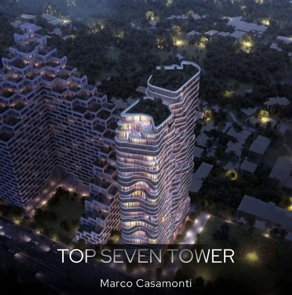 SHITET: 2+1+1 Depo ||📍 Zogu I Zi (Top Seven Tower) - 260,000€ |🔥2000€/m2🔥 - Kt.9 - Sp.129m² || Investim Elitar ne Zemer te Tiranes