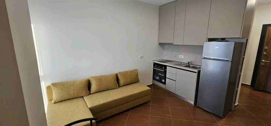 Tirane, jepet me qera apartament 1+1+Ballkon Kati 8, 55 m² 520 € (STACIONI I TRENIT USLUGA)