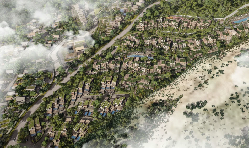 Dhermi - Palase, shes apartament 1+1+Ballkon Kati 2, 87 m² 277,000 € (Palase, Green Coast Village)