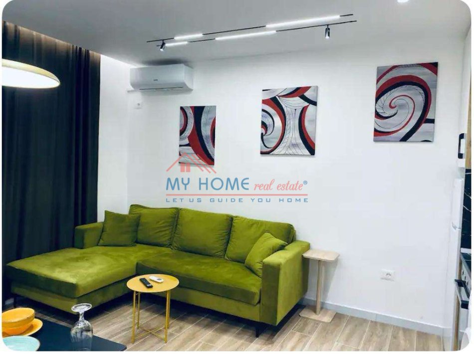 Tirane, jepet me qera apartament 1+1+Ballkon Kati 5, 60 m² 600 € (Stadiumi Dinamo)