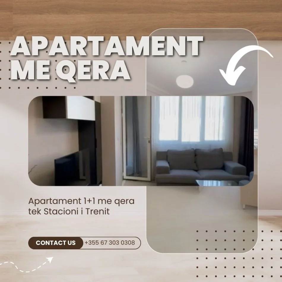 Tirane, jepet me qera apartament 1+1 Kati 5, 75 m² 500 € (Rruga e Barrikadave)