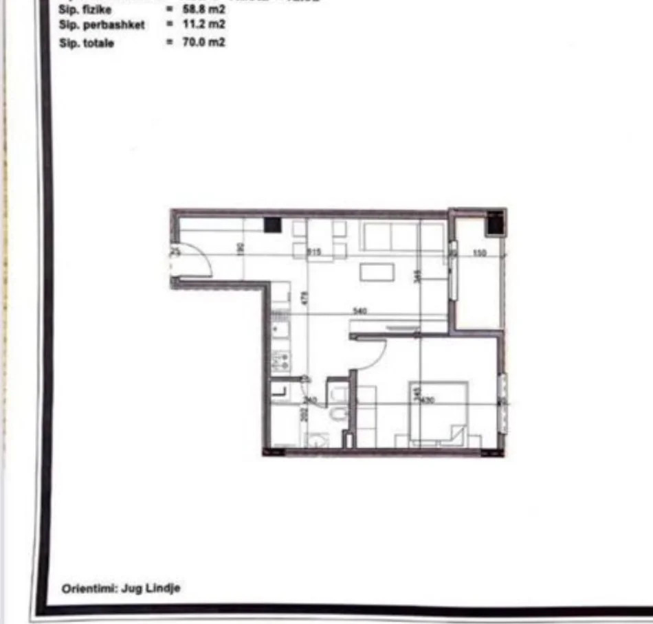 SHITET : 1+1📍Paskuqan (Aluna Complex) - Orientim:Jug🌞 - 84,000€ - Sp.70m² -  || 10 minuta larg Qendres se Tiranes🏃🏻‍♂️