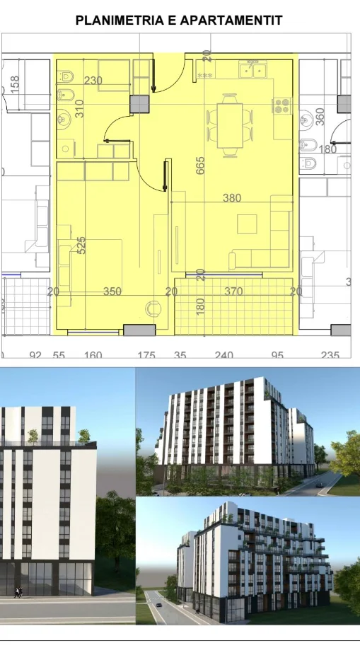 SHITET : 1+1📍Paskuqan (Belfiore Residence) - Orientim:Jug🌞 - 88,000€ - Kt.8 - Sp.77m² || Vendodhje Strategjike & Ambient i qete🌳