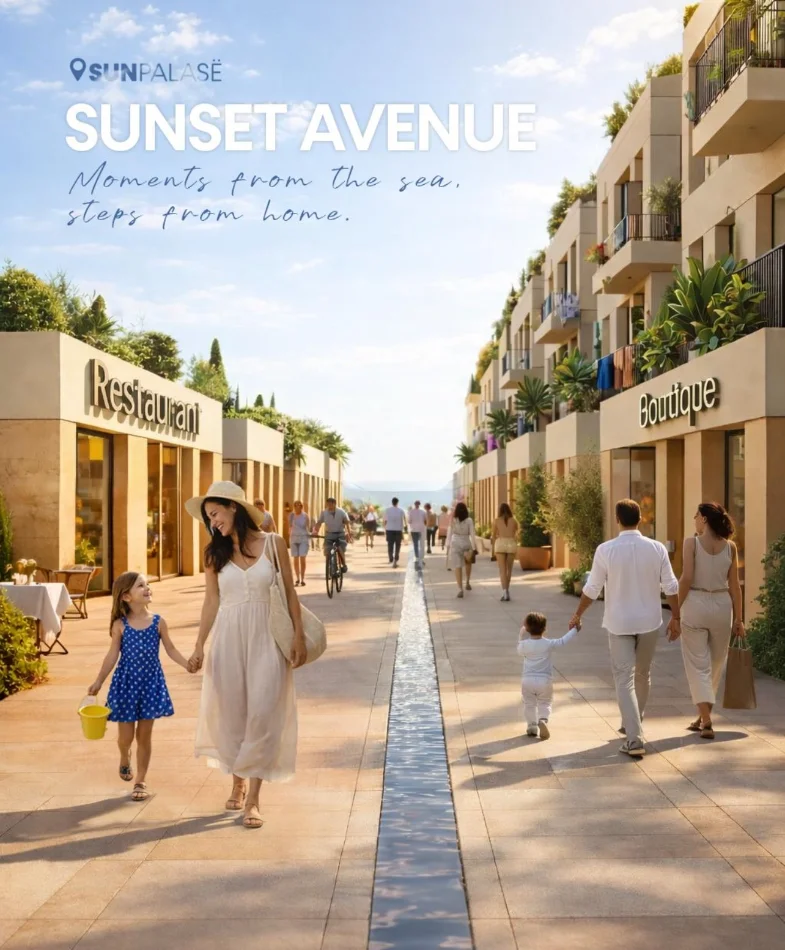 Shitet (2,650€/m2): 1+1 & Ballkon +1 P.Parkimi📍Sun Palase Residence - Palase/Dhermi || 224,800 (74m2)