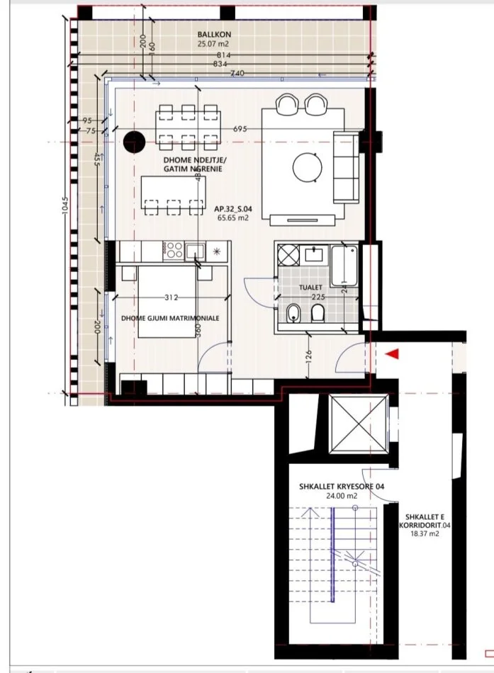 SHITET: 1+1 (+1 Post Parkimi) 📍(Vlora Marina - VIJE E PARE🔥🔥🔥) 430,000€ | 102.18m² | PAGESE ME KESTE
