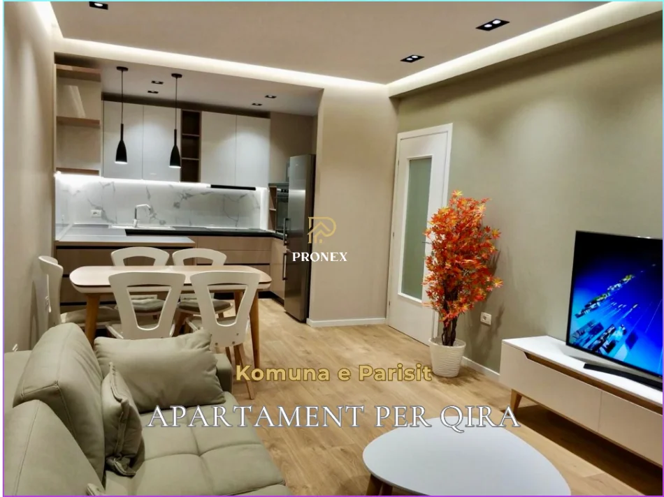 Tirane, jepet me qera apartament 1+1 Kati 4, 70 m² 650 € (Komuna e Parisit, Rruga Ibrahim Dervishi)