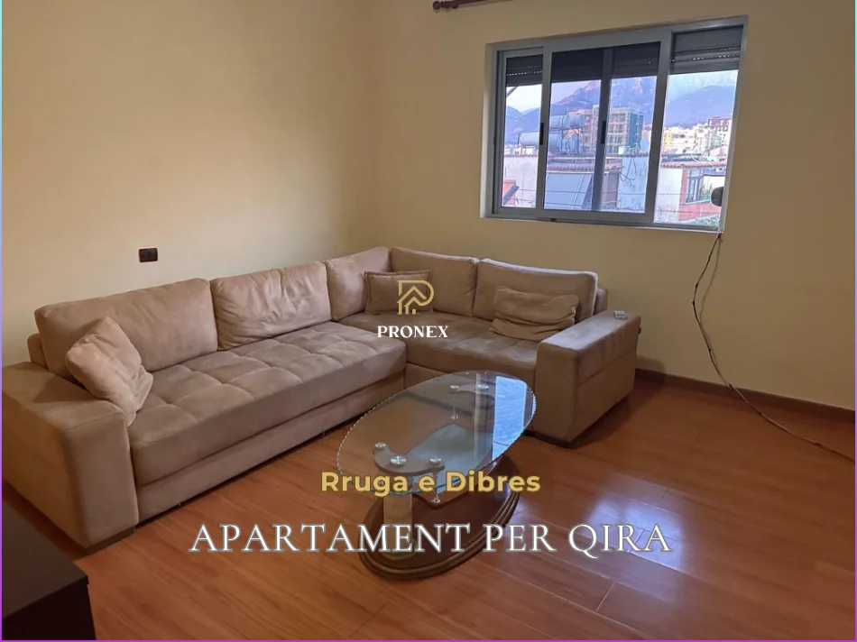 Tirane, jepet me qera apartament 2+1 Kati 4, 100 m² 500 € (Rruga e Dibres)