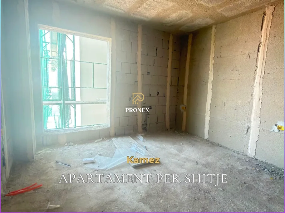Tirane, shitet apartament 1+1+Ballkon Kati 6, 72 m² 57.700 € (Kamez, prane pedonales se Bathores)