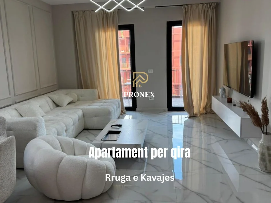 Tirane, jepet me qera apartament 3+1 Kati 15, 120 m² 1.900 € (Rruga Kavajes)