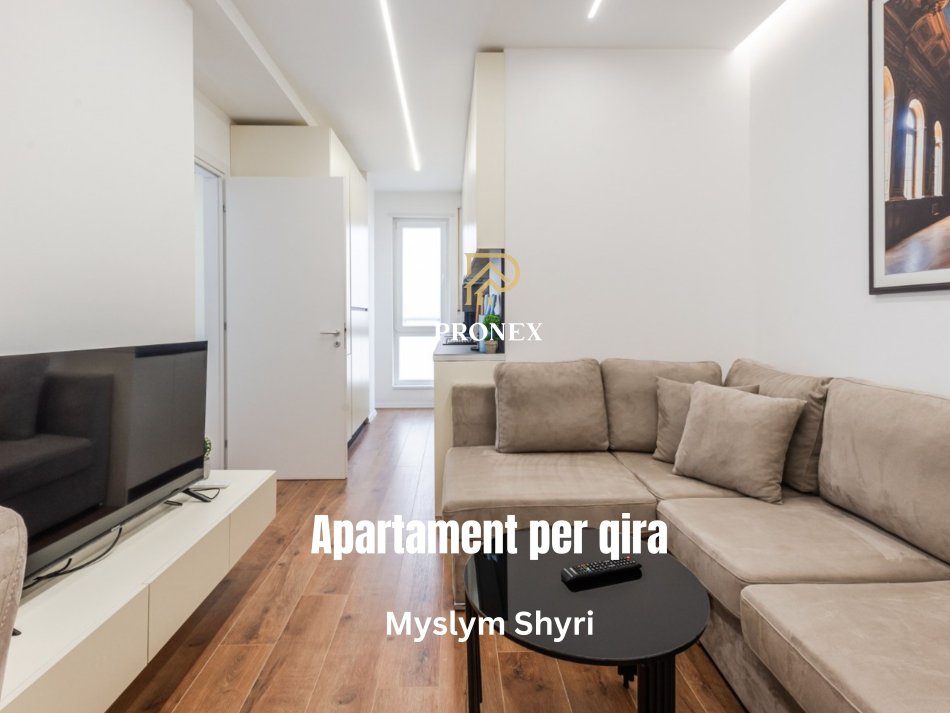 Tirane, jepet me qera apartament 1+1 Kati 4, 60 m² 700 € (Myslym Shyri)