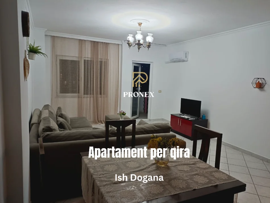 Tirane, jepet me qera apartament 1+1 Kati 5, 67 m² 450 € (Ish Dogana)
