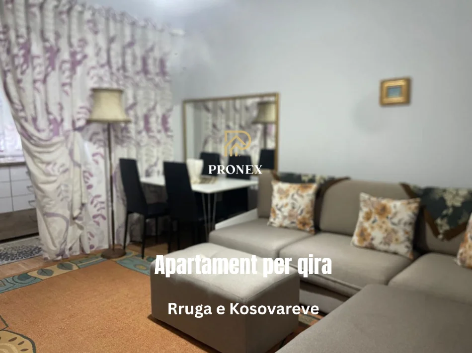 Tirane, jepet me qera apartament 2+1 Kati 4, 60 m² 650 € (Rruga e Kosovareve)