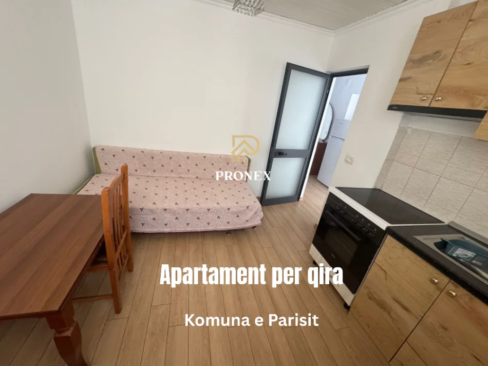 Tirane, jepet me qera apartament 1+1 Kati 1, 70 m² 450 € (Komuna e Parisit)