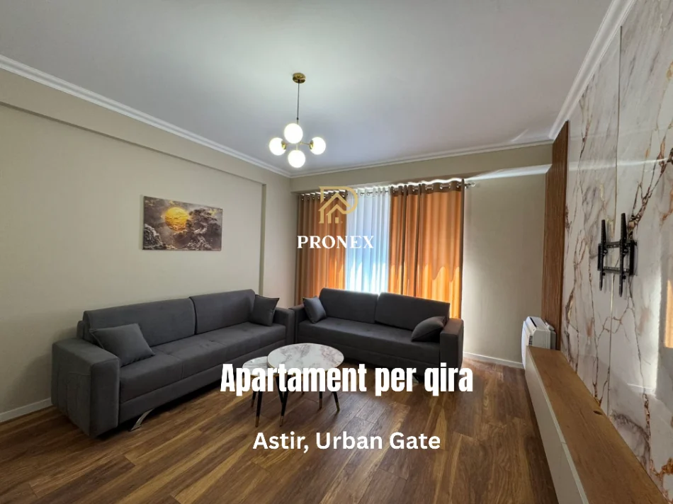 Tirane, jepet me qera apartament 1+1 Kati 3, 70 m² 500 € (Astir, Urban Gate)