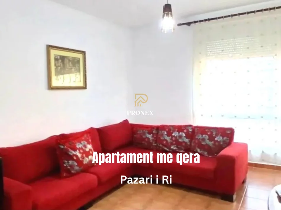 Tirane, jepet me qera apartament 1+1 Kati 3, 70 m² 500 € (Pazari i Ri)