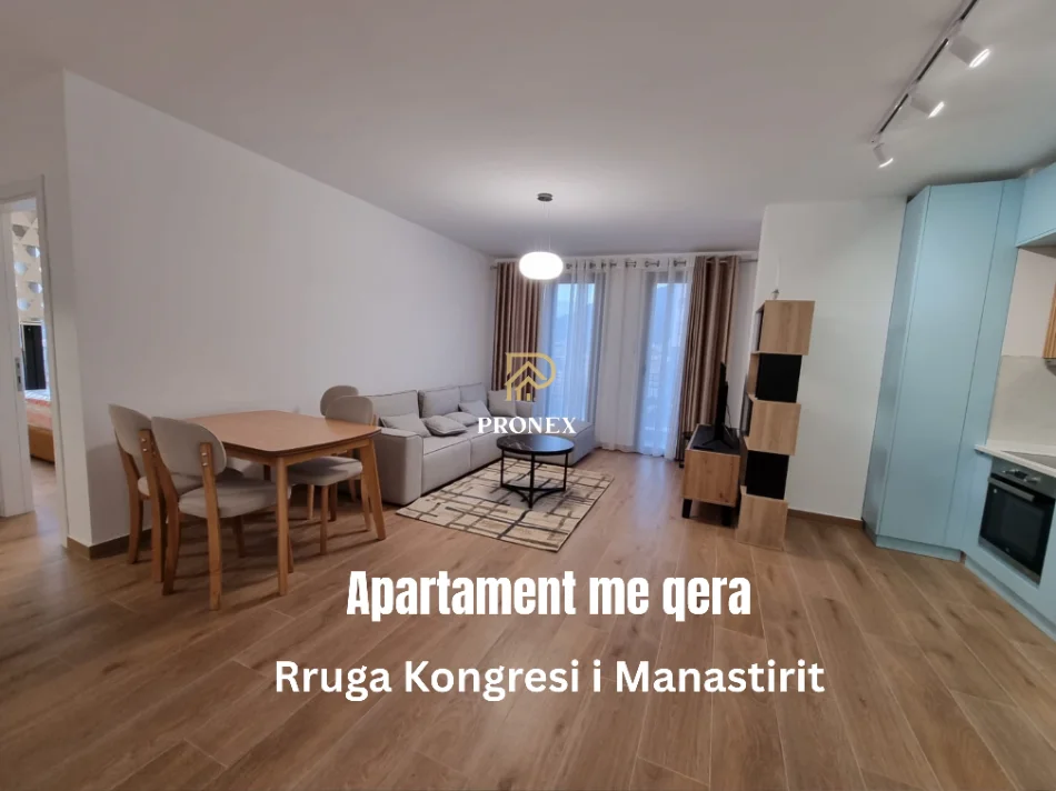 Tirane, jepet me qera apartament 2+1 Kati 8, 100 m² 750 € (Rruga Kongresi i Manastirit)