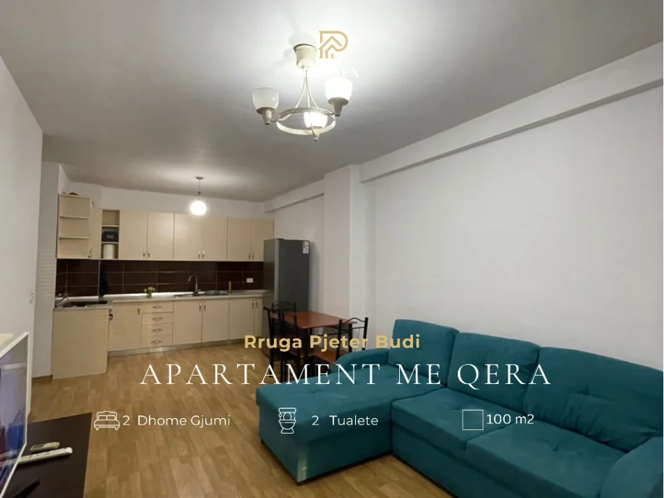 Tirane, jepet me qera apartament 2+1 Kati 2, 100 m² 550 € (Rruga Pjeter Budi)