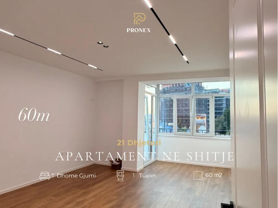 Tirane, shitet apartament 1+1 Kati 4, 60 m² 155.000 € (21 Dhjetori)