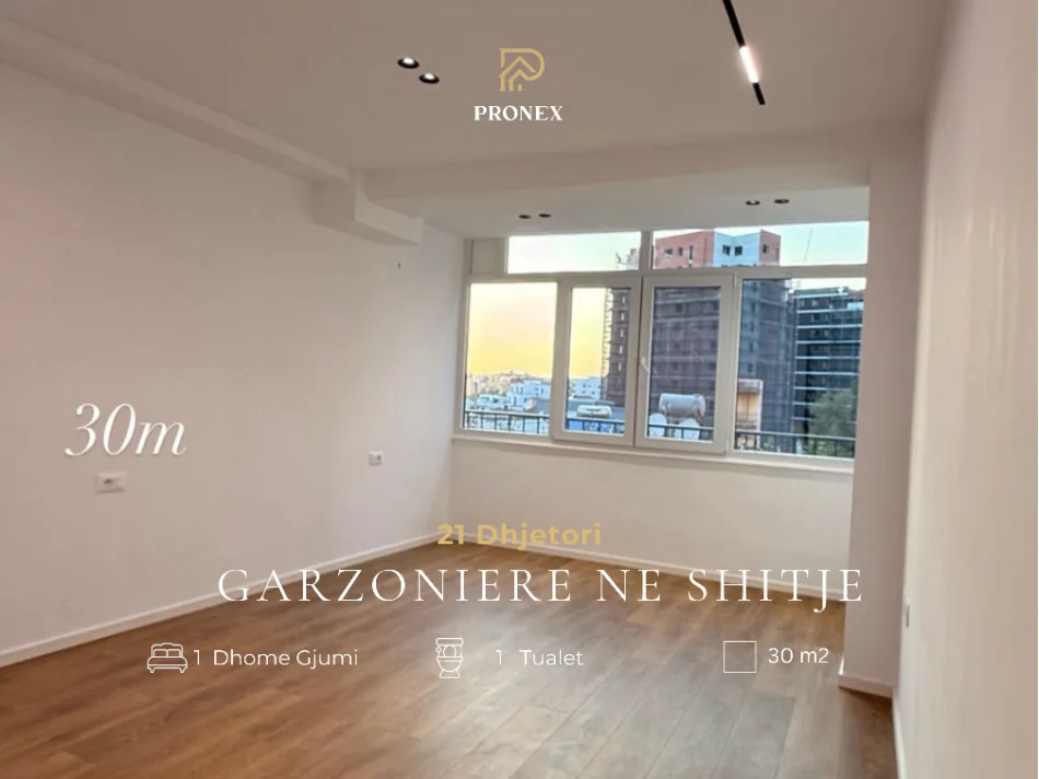 Tirane, shitet garsonier 1+1 Kati 4, 30 m² 115.000 € (21 Dhjetori)