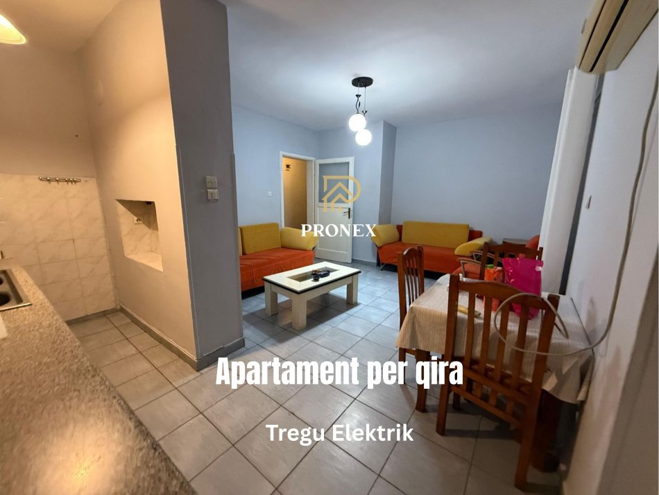 Tirane, jepet me qera apartament 1+1+Ballkon Kati 2, 50 m² 500 € (Tregu Elektrik)